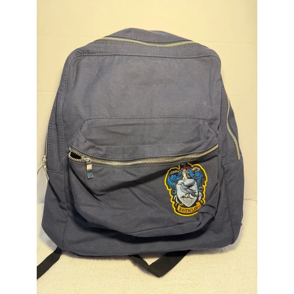 Universal Studios Harry Potter Ravenclaw Navy Blue Canvas Backpack DL-P225-6A